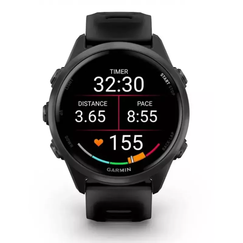 Viedpulkstenis GARMIN Forerunner 570 42 mm AMOLED 1,2 collas 390×390 Skārienekrāns Wi‑Fi GPS Melns