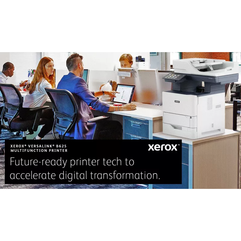 Xerox VersaLink B625 A4 61lpp Duplekss Kopēšana/Drukāšana/Skenēšana/Fakss PS3 PCL5e/6 2 Paplātes 650 Lapas
