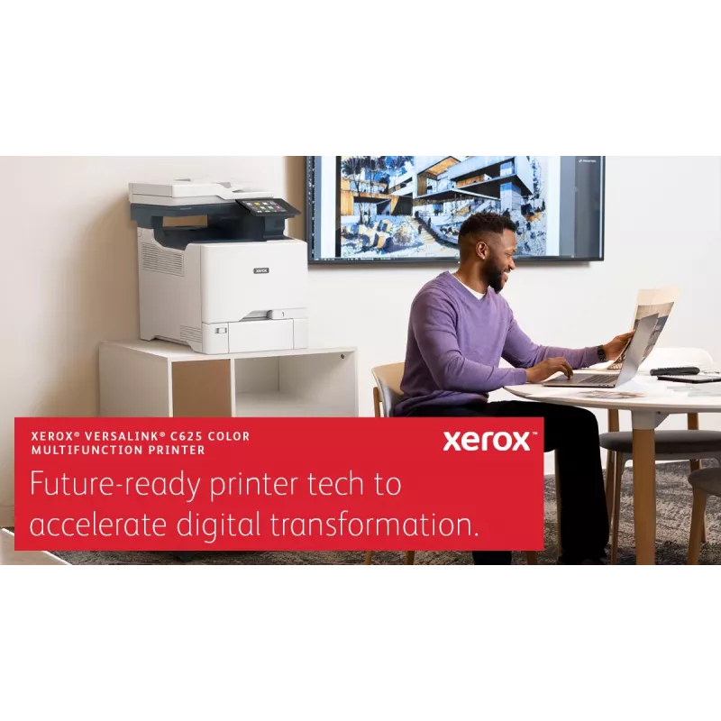 Xerox VersaLink C625 A4 50ppm Duplex Copy/Print/Scan/Fax PS3 PCL5e/6 2 Paplātes 650 Lapas