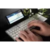 Tastatūra MediaRange MROS133 Office Bluetooth QWERTZ vācu/šveiciešu sudraba