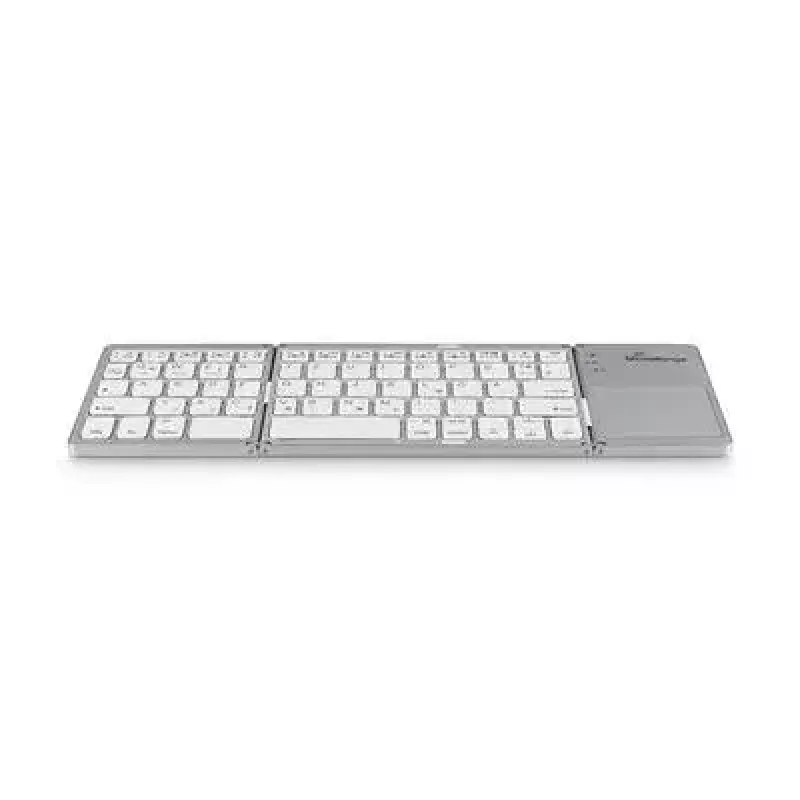 Tastatūra MediaRange MROS133 Office Bluetooth QWERTZ vācu/šveiciešu sudraba