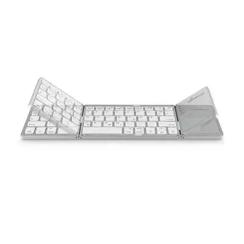 Tastatūra MediaRange MROS133 Office Bluetooth QWERTZ vācu/šveiciešu sudraba