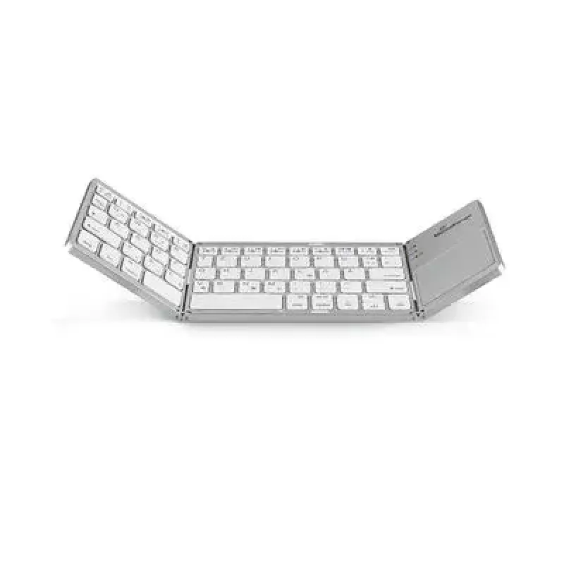 Tastatūra MediaRange MROS133 Office Bluetooth QWERTZ vācu/šveiciešu sudraba