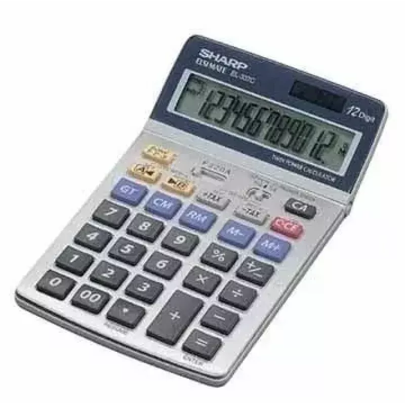 Galda kalkulators finanšu aprēķiniem Sharp EL-337C
