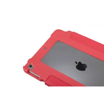 Folio bufera maciņš TUCANO ALUNNO Apple iPad 10,9 collām (7.–10. paaudze) – izturīgs, sarkans, 370 g