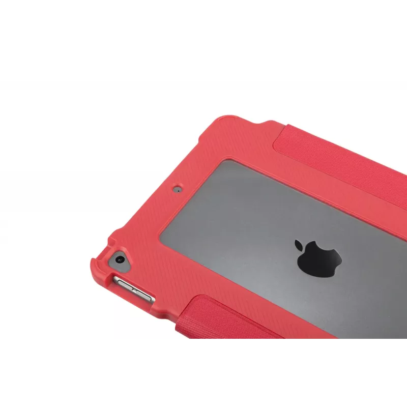 Folio bufera maciņš TUCANO ALUNNO Apple iPad 10,9 collām (7.–10. paaudze) – izturīgs, sarkans, 370 g