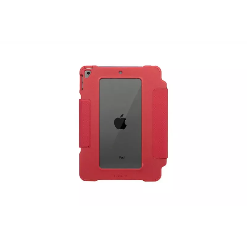Folio bufera maciņš TUCANO ALUNNO Apple iPad 10,9 collām (7.–10. paaudze) – izturīgs, sarkans, 370 g
