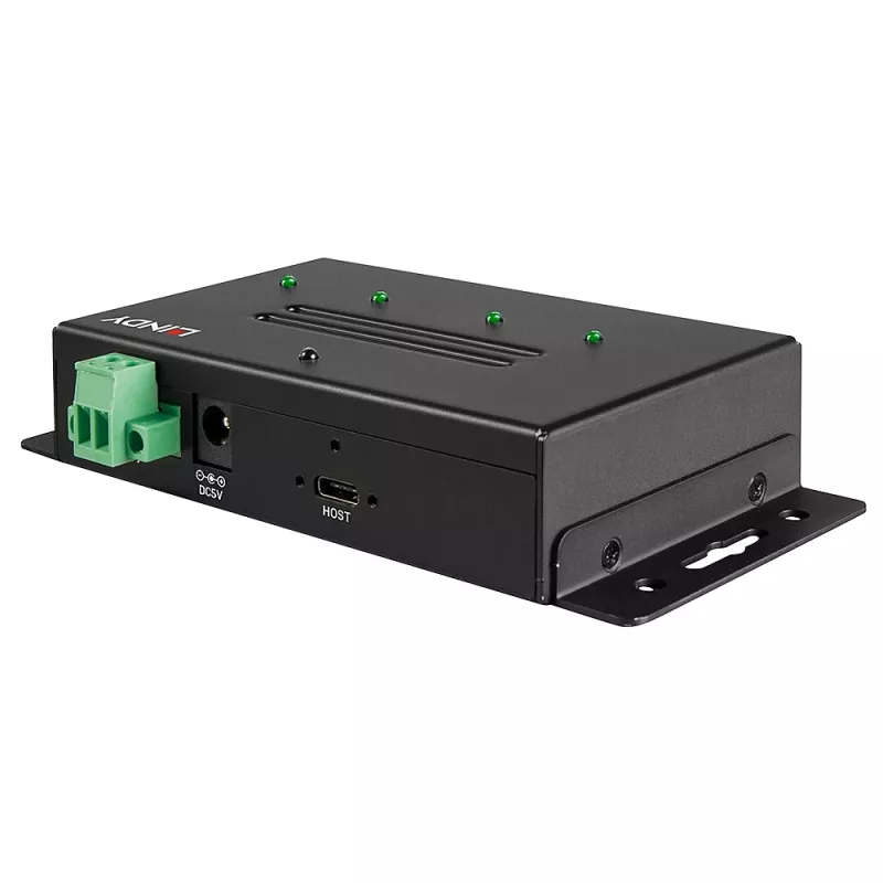 USB Hub Lindy 4 Port USB 3.2 Gen 2 Type C Metal Hub