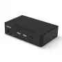 Lindy 2 Portu DisplayPort 1.4, USB 3.0 un Audio KVM slēdzis