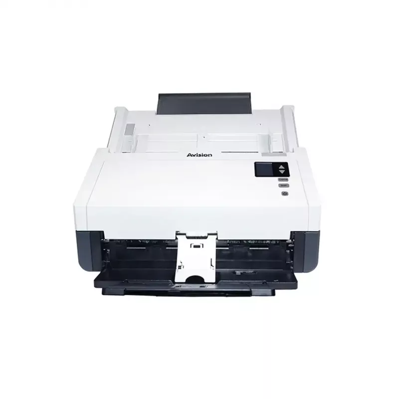 ADF skeneris Avision AD345GN — A4, 1200 x 1200 DPI, abpusējā, 100-lapu ADF, CIS, balts