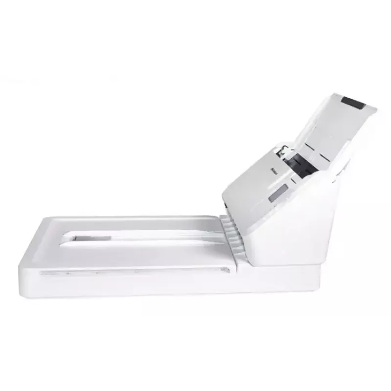 Avision AD340GFN plakanvirsmas un ADF skeneris ar 1200 x 1200 DPI, A4, 50 lapu ADF, duplekss, balts