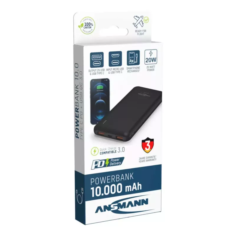 Portable baterija Ansmann PB320PD 10000 mAh