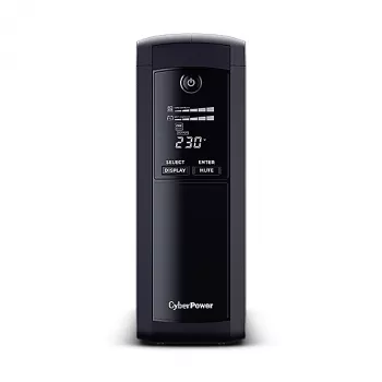 CyberPower VP1200ELCD nepārtrauktās barošanas avots (UPS) Line-Interactive 1.2 kVA 720 W 5 AC kontaktligzdas