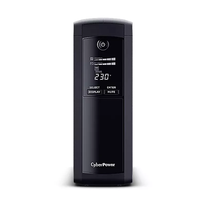 CyberPower VP1200ELCD nepārtrauktās barošanas avots (UPS) Line-Interactive 1.2 kVA 720 W 5 AC kontaktligzdas