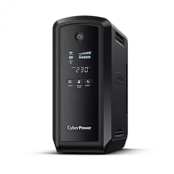 CyberPower CP550EPFCLCD nepārtrauktās barošanas avots (UPS) līnijas interaktīvais 0,55 kVA 350 W 6 maiņstrāvas kontaktligzdas(-u)
