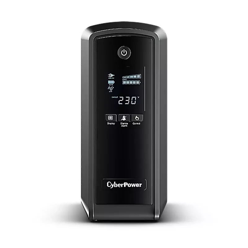 CyberPower CP550EPFCLCD nepārtrauktās barošanas avots (UPS) līnijas interaktīvais 0,55 kVA 350 W 6 maiņstrāvas kontaktligzdas(-u)