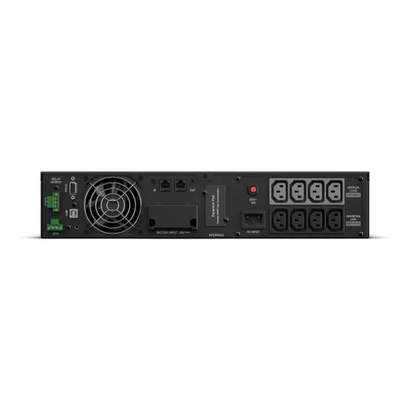 CyberPower OL1000ERTXL2U nepārtrauktās barošanas avots (UPS) Dubultās pārveidošanas (Online) 1 kVA 900 W 8 AC kontaktligzdas