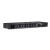 CyberPower PDU81004 strāvas sadales bloks (PDU) 8 AC kontaktligzdas 1U Melns