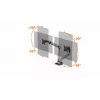 Monitora stiprinājums Durable 509723 81.3 cm Sienas Sudraba Spīļveida 8 kg