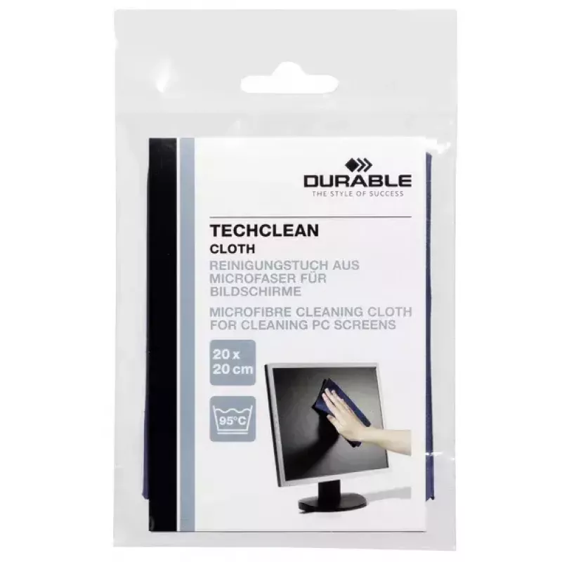 Mikrošķiedras lupatiņa Durable TECHCLEAN zila