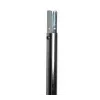 Iekšējais staba savienotājs B-TECH SYSTEM 2 Ø50 mm stabiem, tērauda cinka apdare, 30×40×200 mm