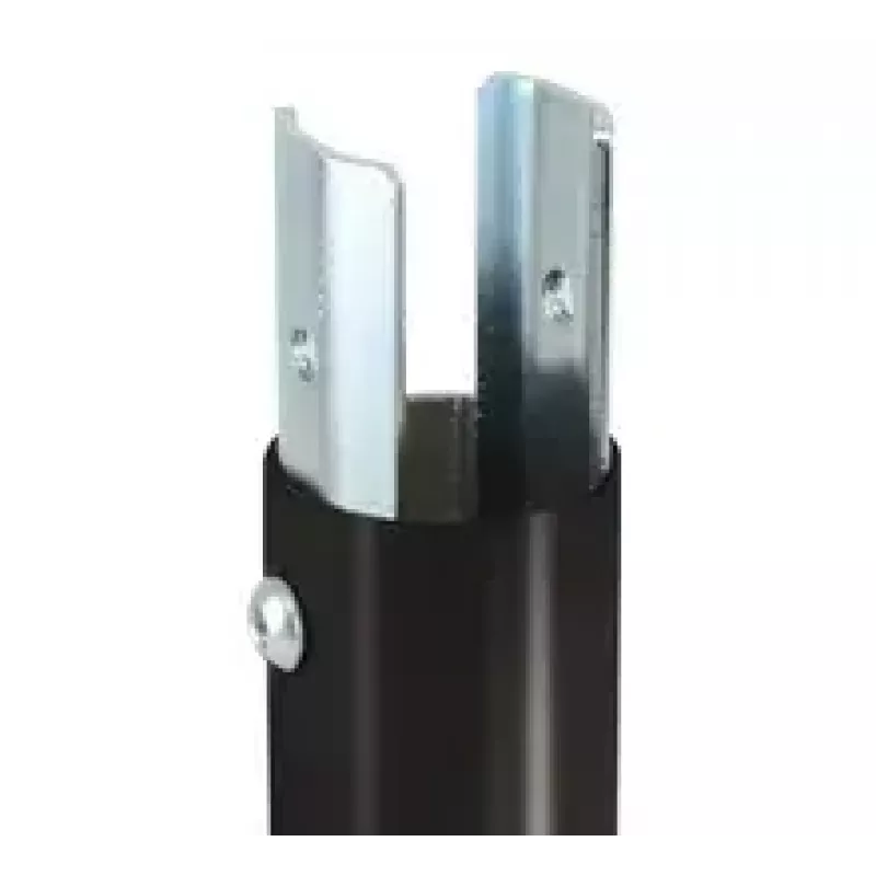 Iekšējais staba savienotājs B-TECH SYSTEM 2 Ø50 mm stabiem, tērauda cinka apdare, 30×40×200 mm