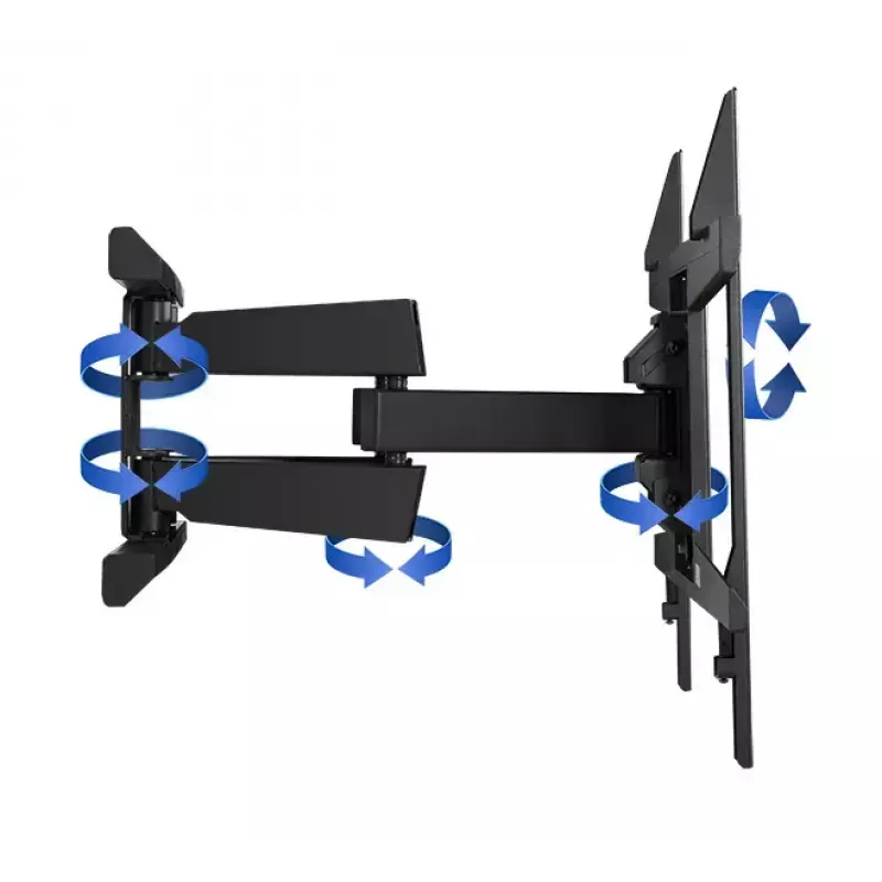 B-Tech Heavy Duty Twin Console Arm plakans Screen Sienas Stiprinājums VESA 800 x 600, Max. Svars 125 kg