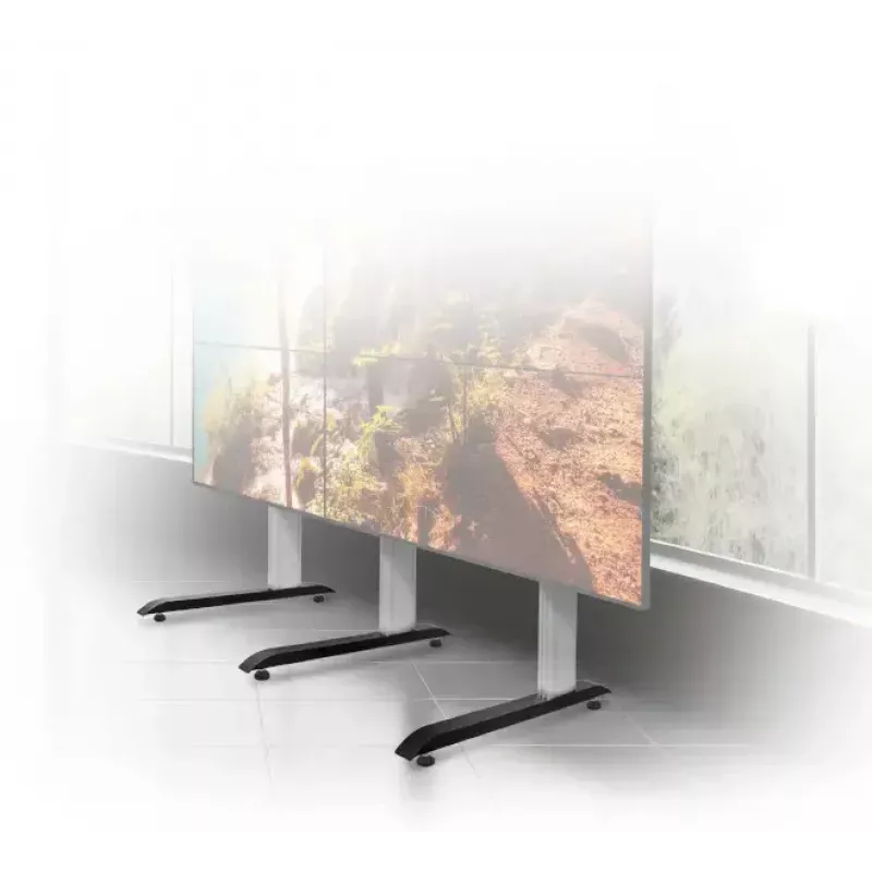 Grīdas statīvs B-Tech BT8380 melna metāla pamatne 86 mm platums 950 mm dziļums
