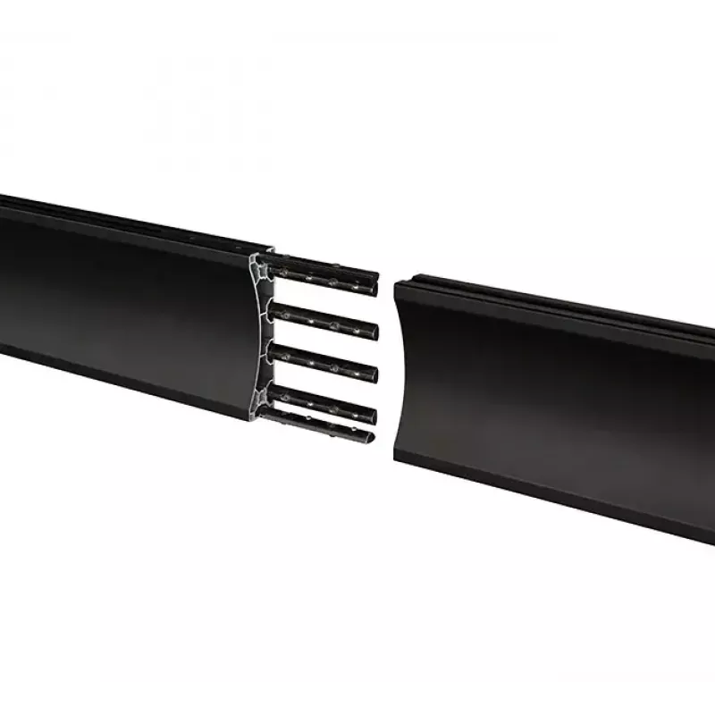 Montāžas sliede B-TECH BT8390-100/B V2 – alumīnijs, melna, 1000 mm garums, 30 mm dziļums