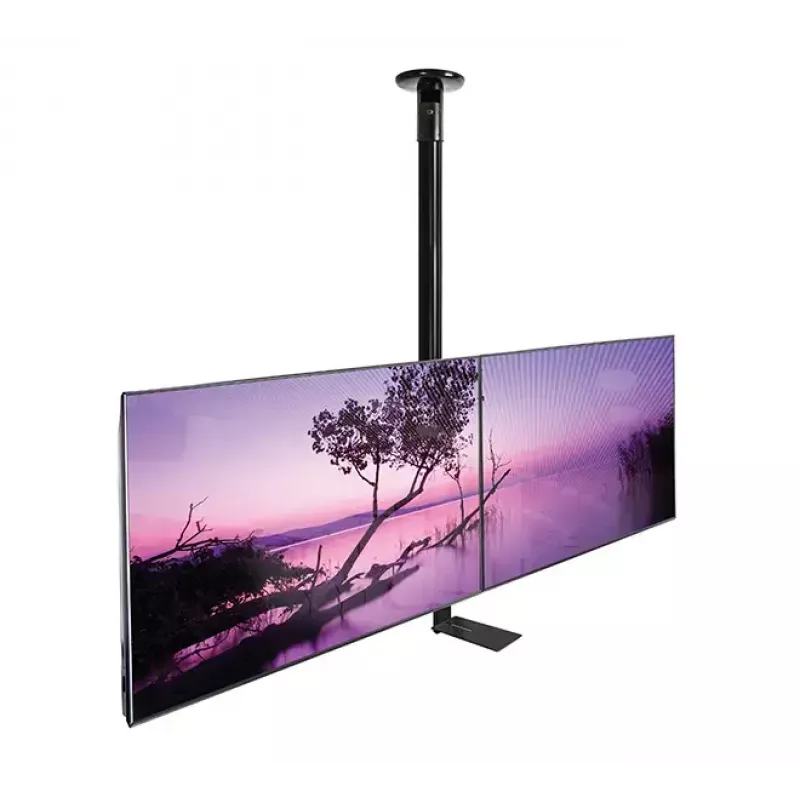 Plakanā paneļa stiprinājuma svira B-Tech BT8390 regulējama piederumu stiprinājuma svira, melna, 4 kg