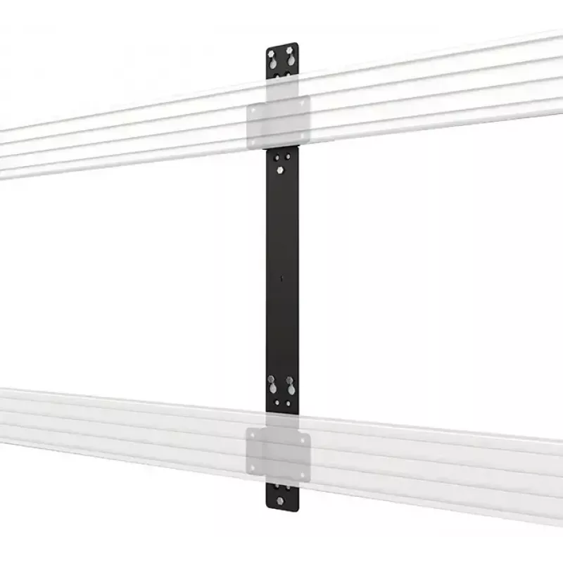 B-Tech SYSTEM X - Divu sliežu stiprinājuma kronšteins BT8390 - 19 mm no sienas