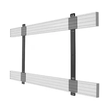 B-Tech SYSTEM X - Divu sliežu stiprinājuma kronšteins BT8390 - 19 mm no sienas