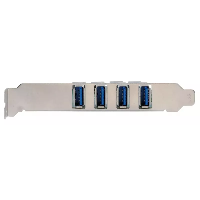 EXSYS 4-portu USB 3.2 Gen 1 PCIe karte ar pašbarošanu 3A Renesas