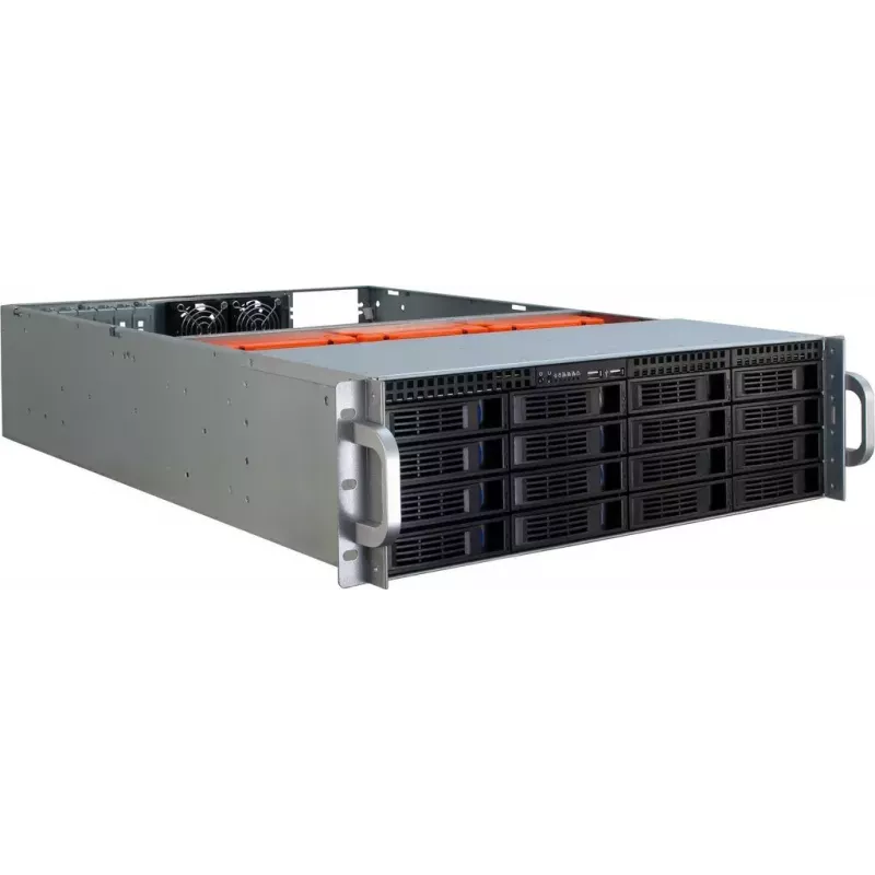 Servera korpuss Inter-Tech 3U-3416 Rack Melns
