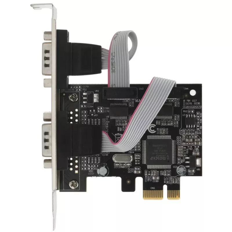 Iekšējais seriālais adapteris EXSYS EX-46012 PCIe Male ASIX MCS9901CV-CC
