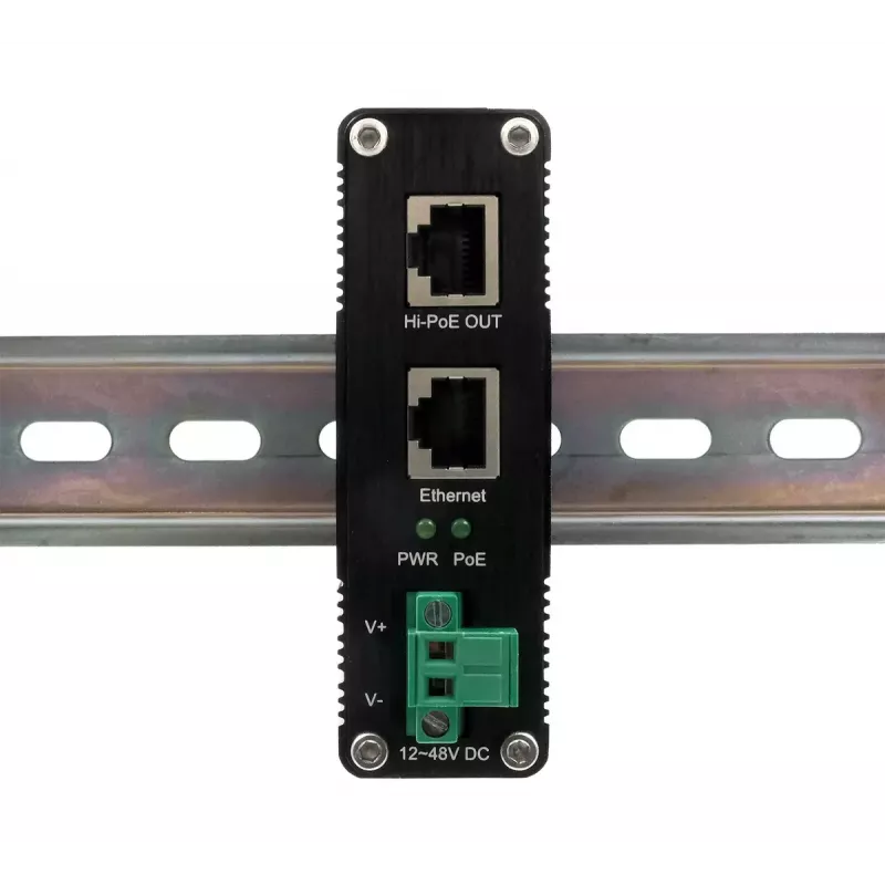 EXSYS PoE++ Gigabit Injector 60W -40°C līdz +80°C