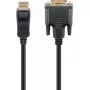 Goobay DisplayPort/DVI-D adaptera kabelis 1.2 ar zeltītiem kontaktiem 1 m