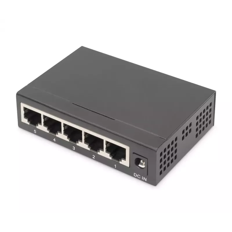 Nevadāms slēdzis Digitus DN-80202-1 5 pieslēgvietu Gigabit