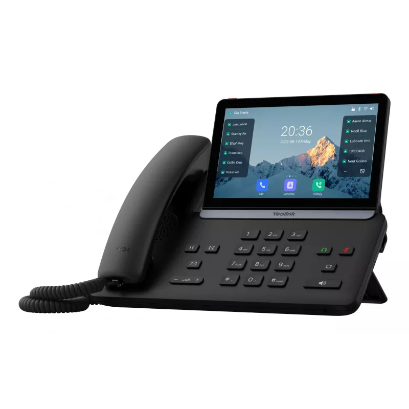 VoIP telefons Yealink SIP-T88W ar skārienekrānu un HD audio, modelis SIP-T88W
