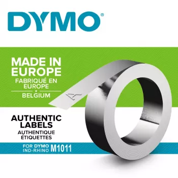 Marķēšanas lente DYMO 12mm Nelīmējošā nerūsējošā tērauda lente