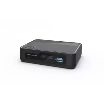 Print Server SEH printserver One Ethernet LAN Melna 10/100/1000 Mbit/s