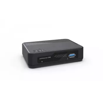 Print Server SEH printserver One Ethernet LAN Melna 10/100/1000 Mbit/s