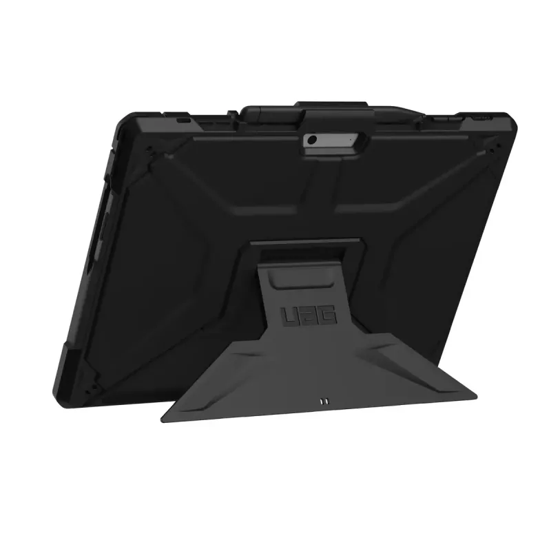 Vāciņš Microsoft Surface Pro 9/10/11 no URBAN — Metropolis SE, der līdz 33 cm (13 collas), statīva režīms, melns