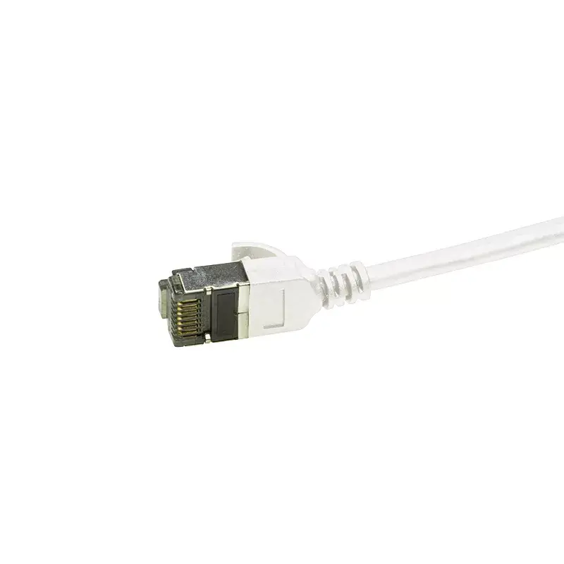 Tīkla kabelis LogiLink CQ9011S RJ-45 Cat6a 0,3 m balts