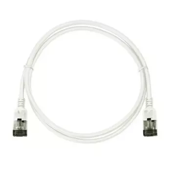 Tīkla kabelis LogiLink Ultraflex SlimLine RJ-45 Cat6a 1 m balts