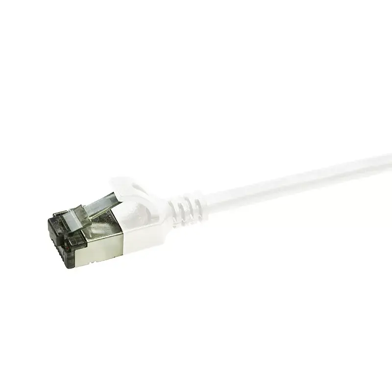 Tīkla kabelis LogiLink Ultraflex SlimLine RJ-45 Cat6a 1 m balts