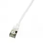 Tīkla kabelis LogiLink Ultraflex SlimLine RJ-45 Cat6a 1 m balts