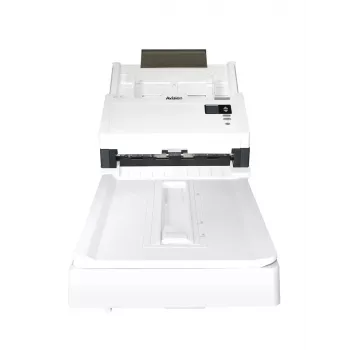 Avision ADF skeneris AD345GFWN — A4, 1200 x 1200 DPI, CIS, 100 lokšņu ADF, abpusējā skenēšana, balts
