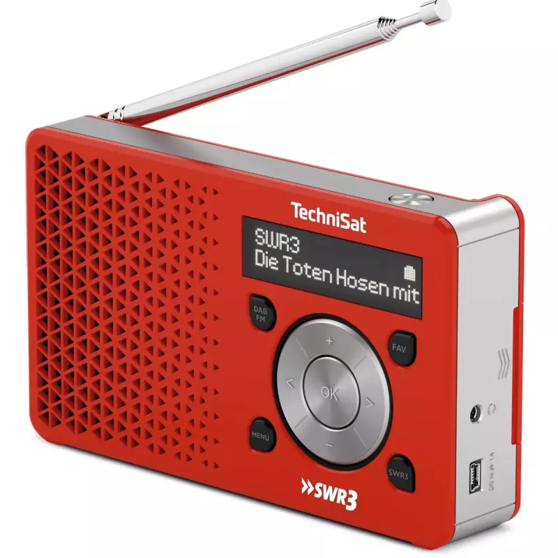 Personal Radio TechniSat DigitRadio 1 Red balta