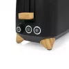 Tosteris Princess 142361 2 šķēlēm 1000 W Melns Sudrabs Koks